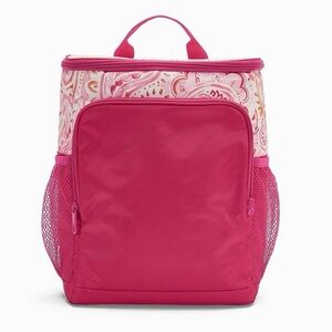 NEW Thirty-One Out the Door Thermal Pink Paisley Backpack Cooler